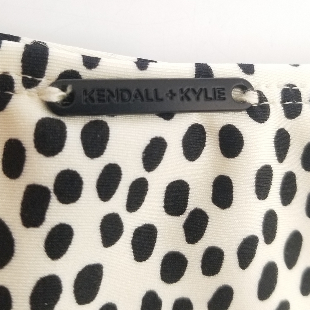 Kendal + Kylie Animal Dot Knotted Bikini Bottom Sz XL NWT - Picture 7 of 11